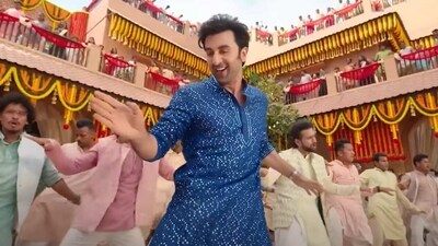 Ranbir Kapoor in a still from Show Me The Thumka. Ranbir Kapoor in a still from Show Me The Thumka.
