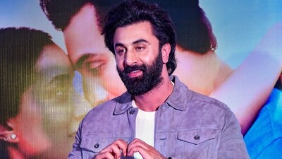 Ranbir Kapoor during the promotion of Tu Jhuthi Main Makar in Chandigarh. (PTI) (PTI)