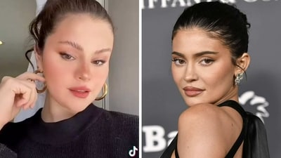 Kylie Jenner is responding to claims that she mocked Selena Gomez's eyebrows. Kylie Jenner is responding to claims that she mocked Selena Gomez's eyebrows.