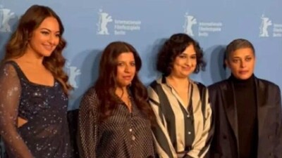 Zoya Akhtar wore a black shirt with skirt, while Reema chose a black pantsuit for the event. Zoya Akhtar wore a black shirt with skirt, while Reema chose a black pantsuit for the event. 