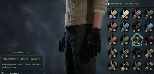Burgundy Quidditch Gloves (YouTube/Lootward) Burgundy Quidditch Gloves (YouTube/Lootward)