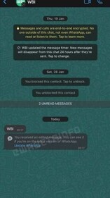 The screenshot shared by WABetaInfo The screenshot shared by WABetaInfo