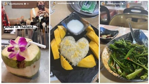 Anushka Sharma is in Thailand on what appears to be a culinary trip. Anushka Sharma is in Thailand on what appears to be a culinary trip.