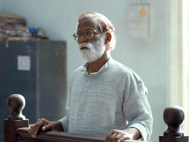 Veera Sathidar in Chaitanya Tamhane’s Court (Film still) Veera Sathidar in Chaitanya Tamhane’s Court (Film still)