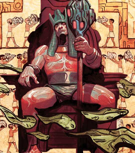 Kang, the Pharaoh, was Kang's first appearance in Marvel comics in Fantastic Four #19. (Marvel) Kang, the Pharaoh, was Kang's first appearance in Marvel comics in Fantastic Four #19. (Marvel)