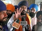 'Waris Punjab De' chief Amritpal Singh speaks to media.