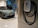 A Nio ET5 electric vehicle is displayed at the Chinese EV maker's showroom in Shanghai, China. (Reuters) A Nio ET5 electric vehicle is displayed at the Chinese EV maker's showroom in Shanghai, China. (Reuters)