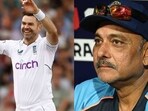 James Anderson; Ravi Shastri James Anderson; Ravi Shastri