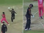 The two moods of Babar Azam were caught on camera. 