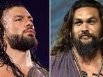 Roman Reigns(left); Jason Momoa(Twitter)