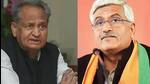 Rajasthan chief minister Ashok Gehlot (left) and union minister Gajendra Singh Shekhawat (right) (File Photo)