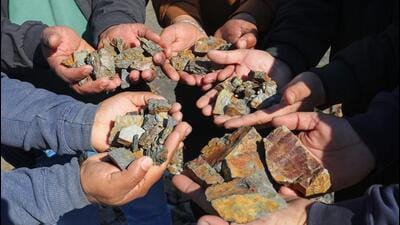 5.9 million tonnes of lithium reserves were discovered in Reasi district’s Salal Haimana area. (PTI)