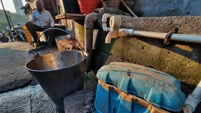 Disruption in the Cauvery water supply is expected to last 12 hours on Sunday, from 6 am to 6 pm. (HT FILE PHOTO/For representation) Disruption in the Cauvery water supply is expected to last 12 hours on Sunday, from 6 am to 6 pm. (HT FILE PHOTO/For representation)