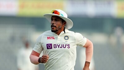 Dhaka, Dec 22 (ANI): India's Umesh Yadav in action on the Day 1 of the 2nd Test match between Bangladesh and India, at Shere Bangla National Stadium, in Dhaka on Thursday. (ANI Photo) (ANI) Dhaka, Dec 22 (ANI): India's Umesh Yadav in action on the Day 1 of the 2nd Test match between Bangladesh and India, at Shere Bangla National Stadium, in Dhaka on Thursday. (ANI Photo) (ANI)