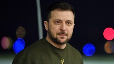 Ukrainian President Volodymyr Zelensky (AP)