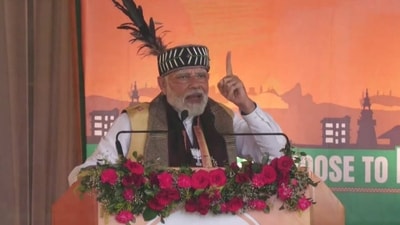 PM Modi was addressing a rally in Tura, Meghalaya. (Twitter) PM Modi was addressing a rally in Tura, Meghalaya. (Twitter)