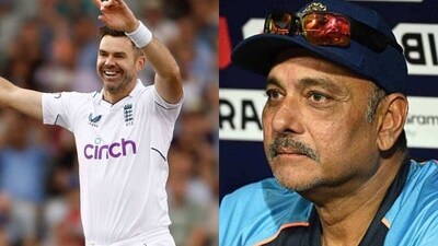 James Anderson; Ravi Shastri James Anderson; Ravi Shastri
