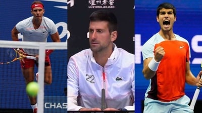 Rafael Nadal; Novak Djokovic; Carlos Alcaraz Rafael Nadal; Novak Djokovic; Carlos Alcaraz