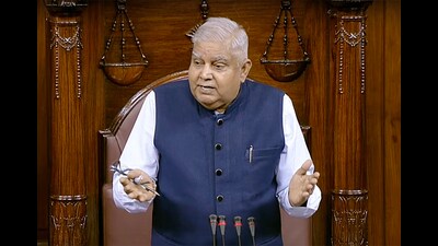 Vice President Jagdeep Dhankhar was speaking at the 61st convocation of the Indian Agriculture Research Institute in Delhi. (ANI) Vice President Jagdeep Dhankhar was speaking at the 61st convocation of the Indian Agriculture Research Institute in Delhi. (ANI)