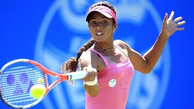 A file photo of Indian tennis player Ankita Raina. (Getty Images) A file photo of Indian tennis player Ankita Raina. (Getty Images)