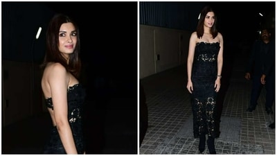 Diana Penty was seen at the special screening of her film Selfiee on Thursday. The film also stars Emraan Hashmi, Nushrratt Bharuccha and Akshay Kumar. (Varinder Chawla) Diana Penty was seen at the special screening of her film Selfiee on Thursday. The film also stars Emraan Hashmi, Nushrratt Bharuccha and Akshay Kumar. (Varinder Chawla)