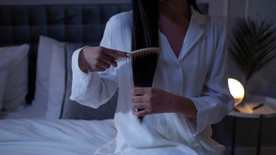 Work in sections: If your hair is particularly tangled, work in small sections to avoid pulling too hard on the hair. (Pexels )