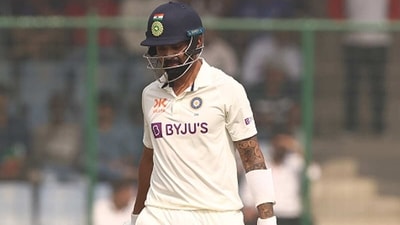 A dejected KL Rahul walks off after getting dismissed cheaply (Getty) A dejected KL Rahul walks off after getting dismissed cheaply (Getty)