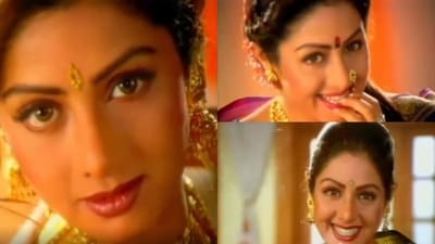 Sridevi in stills from the old ad. Sridevi in stills from the old ad.