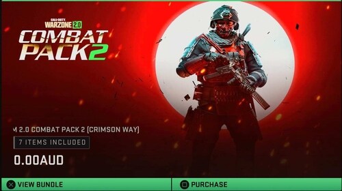The Crimson Way Combat Pack for free (Twitter) The Crimson Way Combat Pack for free (Twitter)