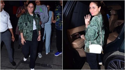 Kareena posed for the cameras. (HT Photos/Varinder Chawla)
