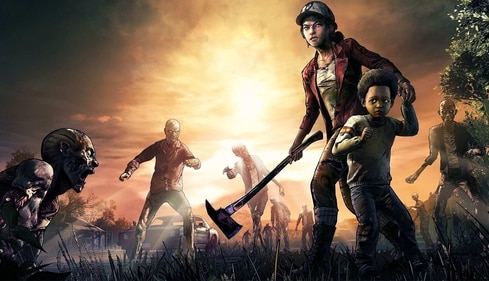 The game follows a man who adopts a young girl and tries to survive in a world plagued by zombies. (Telltale Games)