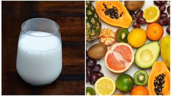 Fruit and milk: Eating fruit immediately after drinking milk can cause indigestion, as the acidity of the fruit can curdle the milk in the stomach.&nbsp;(Unsplash)
