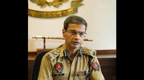 Punjab Police chief Gaurav Yadav addressed a press conference in Chandigarh on Friday. (HT file photo)