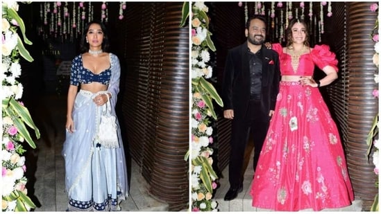 Sayani Gupta at Maanvi Gagroo and Kumar Varun's wedding bash in Mumbai.