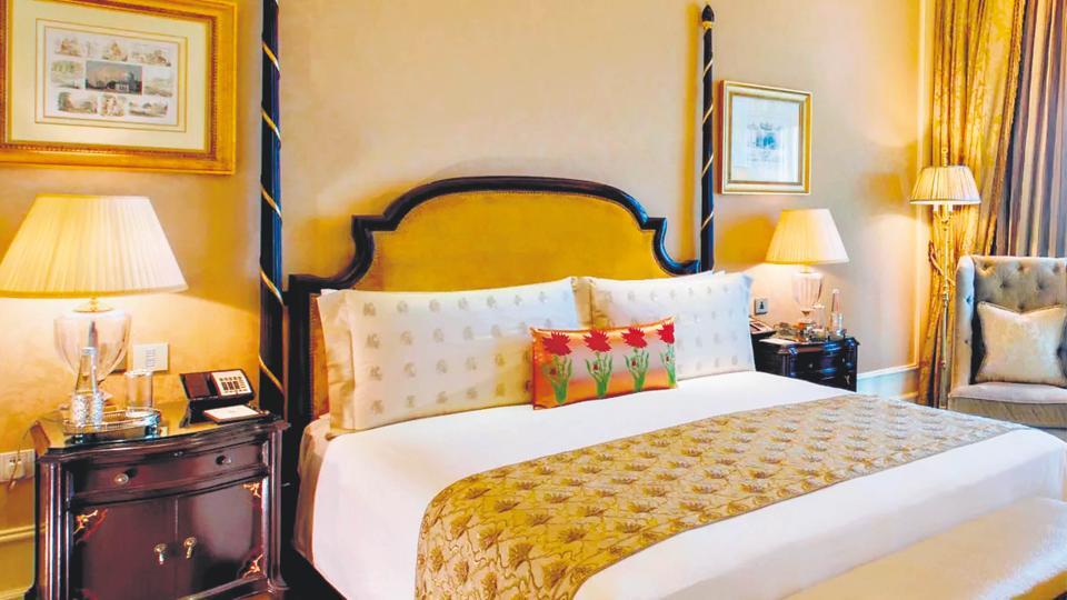 Two nights at a five-star hotel in the city, just after the wedding, will help the couple, wrecked from the long wedding prep and celebrations, recover. (LEELA PALACE NEW DELHI)