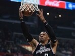 Los Angeles Clippers guard Russell Westbrook 