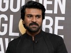 Ram Charan at the 80th annual Golden Globe Awards on January 10, 2023, in Beverly Hills, (Photo by Jordan Strauss/Invision/AP) Ram Charan at the 80th annual Golden Globe Awards on January 10, 2023, in Beverly Hills, (Photo by Jordan Strauss/Invision/AP)