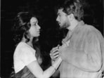 Asha Parekh with Rajesh Khanna in Baharon Ke Sapne.