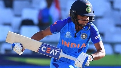 India's Harmanpreet Kaur runs between the wickets during the semi-final T20 women's World Cup cricket match between Australia and India at Newlands Stadium in Cape Town on February 23, 2023. (Photo by Rodger Bosch / AFP) / ALTERNATIVE CROP (AFP) India's Harmanpreet Kaur runs between the wickets during the semi-final T20 women's World Cup cricket match between Australia and India at Newlands Stadium in Cape Town on February 23, 2023. (Photo by Rodger Bosch / AFP) / ALTERNATIVE CROP (AFP)