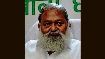 Haryana home minister Anil Vij also took a jibe at Congress’ ‘Hath Se Hath Jodo Yatra’ saying that Congress is known for creating divisions, how will they unite? (HT File) Haryana home minister Anil Vij also took a jibe at Congress’ ‘Hath Se Hath Jodo Yatra’ saying that Congress is known for creating divisions, how will they unite? (HT File)