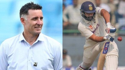 Mike Hussey; Rohit Sharma Mike Hussey; Rohit Sharma