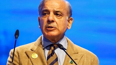 Pakistan's Prime Minister Shehbaz Sharif speaks during the COP27 climate summit in Egypt's Red Sea resort of Sharm el-Sheikh in 2022. (File/Reuters) Pakistan's Prime Minister Shehbaz Sharif speaks during the COP27 climate summit in Egypt's Red Sea resort of Sharm el-Sheikh in 2022. (File/Reuters)