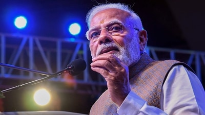 Prime Minister Narendra Modi addresses the gathering at the inauguration of the ‘Barisu Kannada Dim Dimava’, Amrit Mahotsav of Delhi-Karnataka Sangha at Talkatora Stadium. (PTI) Prime Minister Narendra Modi addresses the gathering at the inauguration of the ‘Barisu Kannada Dim Dimava’, Amrit Mahotsav of Delhi-Karnataka Sangha at Talkatora Stadium. (PTI)
