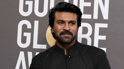 Ram Charan at the 80th annual Golden Globe Awards on January 10, 2023, in Beverly Hills, (Photo by Jordan Strauss/Invision/AP) (Invision) Ram Charan at the 80th annual Golden Globe Awards on January 10, 2023, in Beverly Hills, (Photo by Jordan Strauss/Invision/AP) (Invision)