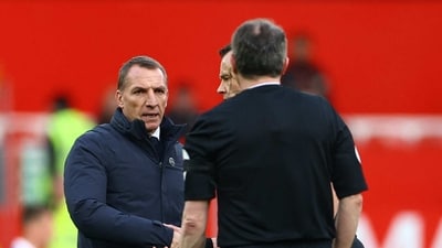 Leicester City manager Brendan Rodgers. (REUTERS)