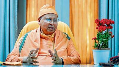 Swami Muktinathananda. (Deepak Gupta/HT Photo) Swami Muktinathananda. (Deepak Gupta/HT Photo)