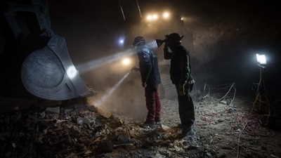 The overall number of deaths in Turkey and neighbouring Syria surged over 50,000. (AP) The overall number of deaths in Turkey and neighbouring Syria surged over 50,000. (AP)