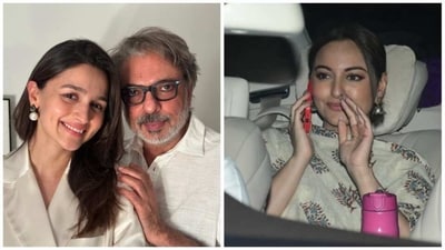 Alia Bhatt shared a photo with Sanjay Leela Bhansali; Sonakshi Sinha spotted on her way to the director's home. Alia Bhatt shared a photo with Sanjay Leela Bhansali; Sonakshi Sinha spotted on her way to the director's home.