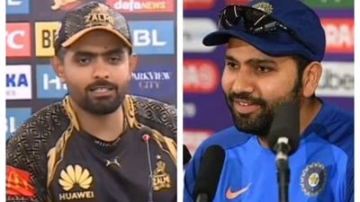 Babar Azam and Rohit Sharma Babar Azam and Rohit Sharma