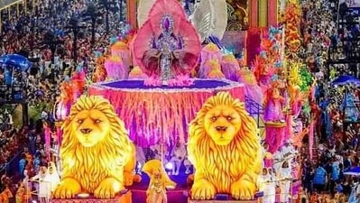 Carnival, Brazil: Carnival is a colourful and lively festival that takes place in Brazil before the start of Lent. It involves parades, music, dancing, and elaborate costumes. (Pinterest) Carnival, Brazil: Carnival is a colourful and lively festival that takes place in Brazil before the start of Lent. It involves parades, music, dancing, and elaborate costumes. (Pinterest)